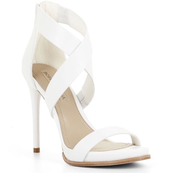 BCBGMaxAzria Shoes - BCBGMAXAZRIA Elyse Criss Cross Heels - Size 9